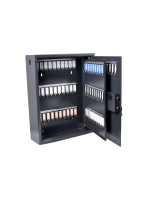 Pavo Coffre-fort à clé Magnettag 100 crochets, gris