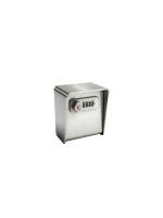 Pavo Armoire à clé avec une combinaison à 4 chiffres, Inox