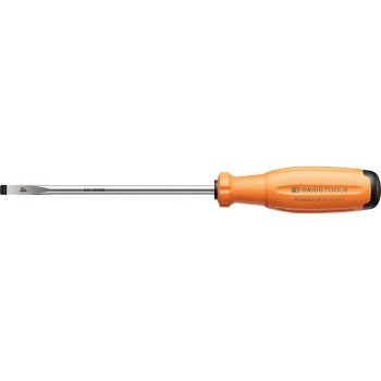 PB Swiss Tools Tournevis pour vis à fente PB 38100.4-140 OR Orange Plat PB Swiss Tools Tournevis pour vis à fente PB 38100.4-140 OR Orange Plat