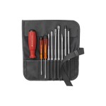 PB Rollsaccoche/etui Schraubenzieher-Set PB8218, 10-teilig, Swissgrip pour hohe Drehmomente