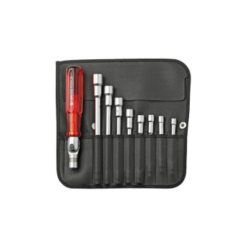 PB Rolltasche Schraubenzieher-Set 9-teilig, Sechskant mit Umklappgriff PB Rolltasche Schraubenzieher-Set 9-teilig, Sechskant mit Umklappgriff