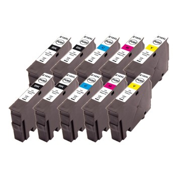 Peach Ink Epson No 18XL Multi-10-Pack, 4x13, 6x9ml 4x bk, 2x c, m, y Peach Ink Epson No 18XL Multi-10-Pack, 4x13, 6x9ml 4x bk, 2x c, m, y