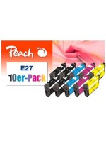 Peach Ink Epson No 27 Multi-10-Pack, 6x6,8 4x4ml 4x bk, 2x c, m, y