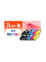 Peach Ink Epson No 33 Multi-10-Pack, 2x7,6 8x6,2ml 2x bk, pbk, c, m, y