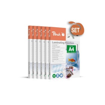 Peach Laminierfolie A4, 80mic, 600 Stk. Peach Laminierfolie A4, 80mic, 600 Stk.