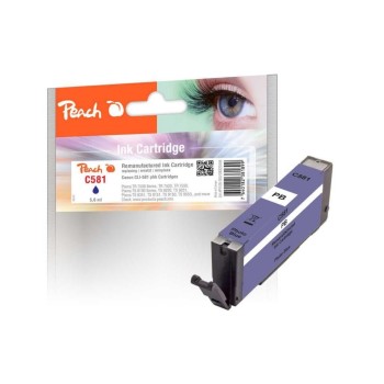Peach Ink Canon CLI-581, 2107C001, 5.6 ml, photo blue Peach Ink Canon CLI-581, 2107C001, 5.6 ml, photo blue