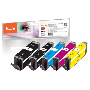 Peach Ink Canon PGI-580/CLI-581 Multi, 1x11, 4x5.6 ml, bk, pbk, c, m, y Peach Ink Canon PGI-580/CLI-581 Multi, 1x11, 4x5.6 ml, bk, pbk, c, m, y