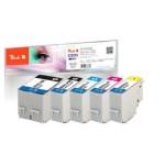 Peach Encre Epson No 202XL (T02G7) 1x BK, PBK, C, M, Y