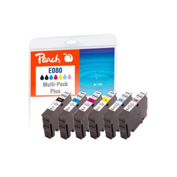 Peach Ink Epson T0708 Multi+, 7x8,2 ml, 2xbk, c, m, y, lc, lm Peach Ink Epson T0708 Multi+, 7x8,2 ml, 2xbk, c, m, y, lc, lm