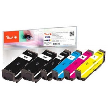 Peach Ink Epson No 33XL Multi+, 2x15 4x11 ml, 2xbk, pbk, c, m, y Peach Ink Epson No 33XL Multi+, 2x15 4x11 ml, 2xbk, pbk, c, m, y