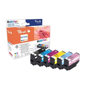 Peach Ink Epson T3798, No 378XL Multi, 6x13 ml, bk, c, m, y, lc, lm Peach Ink Epson T3798, No 378XL Multi, 6x13 ml, bk, c, m, y, lc, lm