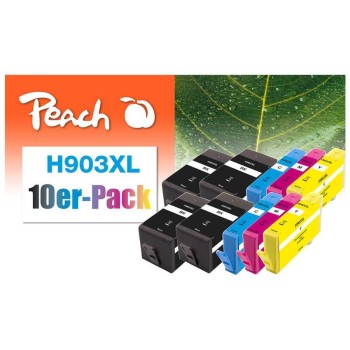 Peach Ink HP No 903XL Multi10, 4x28, 6x12 ml, 4xbk, 2xc, 2xm, 2xy Peach Ink HP No 903XL Multi10, 4x28, 6x12 ml, 4xbk, 2xc, 2xm, 2xy