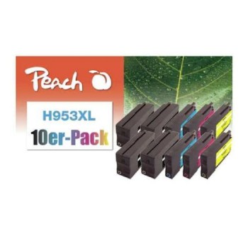 Peach Ink HP No 953XL Multi10, 4x59, 6x21 ml, 4xbk, 2xc, 2xm, 2xy Peach Ink HP No 953XL Multi10, 4x59, 6x21 ml, 4xbk, 2xc, 2xm, 2xy