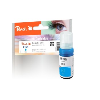 Peach Ink Epson 104, C13T00P240, 70 ml, cyan Peach Ink Epson 104, C13T00P240, 70 ml, cyan