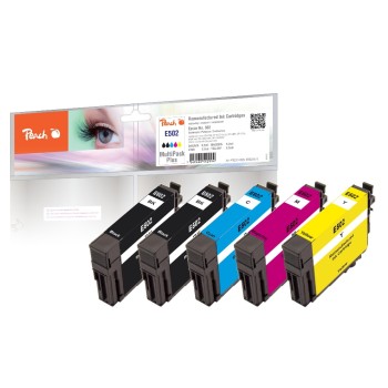 Peach Ink Epson Nr. 502, 2x Black, 1x Cyan, Magenta, Yellow Peach Ink Epson Nr. 502, 2x Black, 1x Cyan, Magenta, Yellow