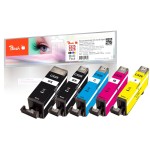 Peach Encre PGI-525/CLI-526, Multi-Plus noir/Cyan/Magenta/Yellow