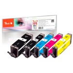 Peach Encre Canon PGI-550XL/CLI-551XL,Multi-Pack C, M, Y, BK