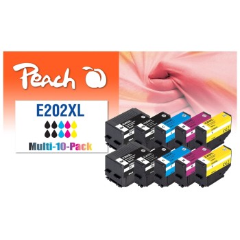 Peach Epson No. 202XL,Multi-10-Pack, 2x13, 8x8.5 ml Peach Epson No. 202XL,Multi-10-Pack, 2x13, 8x8.5 ml
