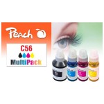 Peach Canon CISS GI-56, Multi-Pack, 1x170, 3x70 ml,1x6000, 3x14000 S.
