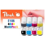 Peach Epson CISS 106,MP, T00R1-4, 4x70 ml,4x5000 Seiten