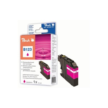 Peach Brother LC-123, magenta, 8.1 ml, 860 pages Peach Brother LC-123, magenta, 8.1 ml, 860 pages