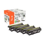Peach Toner for HP LJ MulltiPack. 508X XL, 1x12500 S. black, 3x9500 S. c,m,y