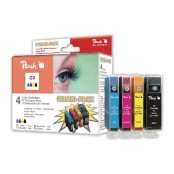 Peach Ink Canon BCI-3e Combi Pack BKCMY, 4 Inkn 25ml/3x13ml for BJC-6000 Peach Ink Canon BCI-3e Combi Pack BKCMY, 4 Inkn 25ml/3x13ml for BJC-6000