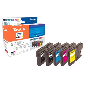 Peach Ink Brother Combi Pack+ LC-1100/980, 2xblack, 1x c,m,y Peach Ink Brother Combi Pack+ LC-1100/980, 2xblack, 1x c,m,y