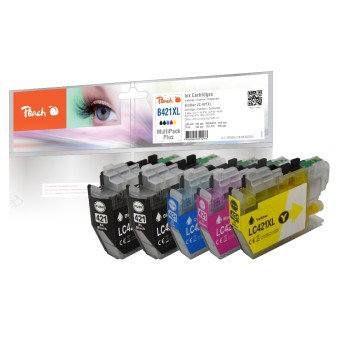 Peach Ink Brother LC-421XL MP Plus, 2x15 ml, 3x10ml, 5x500 pages Peach Ink Brother LC-421XL MP Plus, 2x15 ml, 3x10ml, 5x500 pages