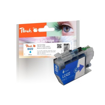 Peach Ink Brother LC-422 Cyan, 550 pages Peach Ink Brother LC-422 Cyan, 550 pages