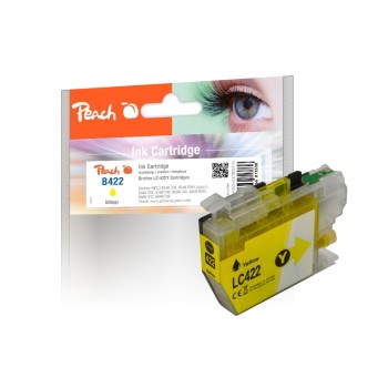 Peach Ink Brother LC-422 Yellow, 550 pages Peach Ink Brother LC-422 Yellow, 550 pages