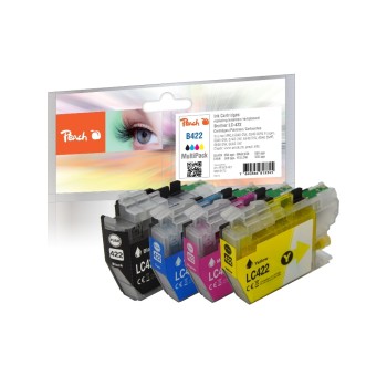 Peach Ink Brother LC-422 Multipack, 1x15, 3x10ml, 4x550 pages Peach Ink Brother LC-422 Multipack, 1x15, 3x10ml, 4x550 pages