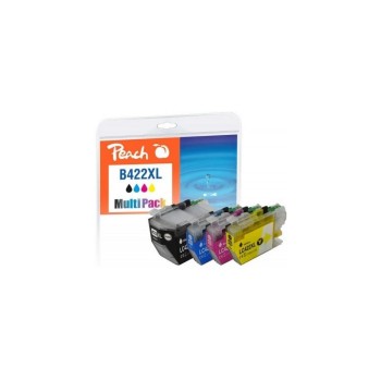 Peach Ink Brother LC-422XL Multipack, 1x60, 3x20ml, 1x3000, 3x1500 pages Peach Ink Brother LC-422XL Multipack, 1x60, 3x20ml, 1x3000, 3x1500 pages