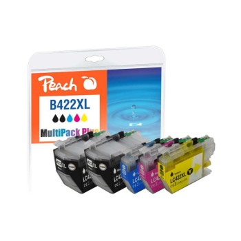 Peach Ink Brother LC-422XL MP Plus, 2x60, 3x20ml, 2x3000, 3x1500 pages Peach Ink Brother LC-422XL MP Plus, 2x60, 3x20ml, 2x3000, 3x1500 pages