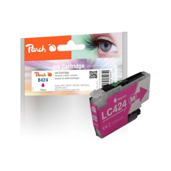 Peach Ink Brother LC-424 Magenta, 750 pages Peach Ink Brother LC-424 Magenta, 750 pages