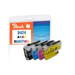 Peach Encre Brother LC-424 Multipack noir/Cyan/Magenta/Yellow