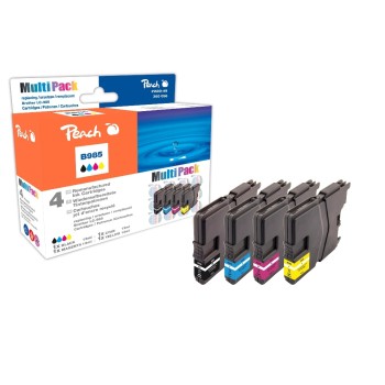 Peach Ink Brother LC-985 Combi Pack XL, 1x black/cyan/magenta/yellow Peach Ink Brother LC-985 Combi Pack XL, 1x black/cyan/magenta/yellow