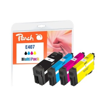 Peach Ink Epson No. 407 MultiPack, 1x43, 3x23ml Peach Ink Epson No. 407 MultiPack, 1x43, 3x23ml