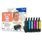 Peach Encre Epson Combi Pack T0481-T0486, 1x black/cyan/magenta/yellow/cyan+magenta l