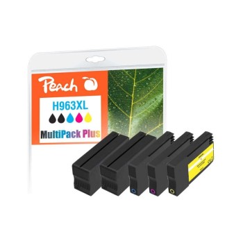 Peach HP No. 963XL, Spar Pack Plus Multipack BK C M Y 58 ml 27 Peach HP No. 963XL, Spar Pack Plus Multipack BK C M Y 58 ml 27