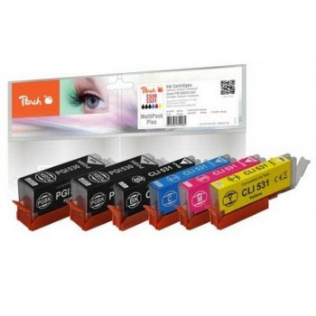 Peach PGI-530/CLI-531 MultiPack Plus, Multipack, Standardertrag Peach PGI-530/CLI-531 MultiPack Plus, Multipack, Standardertrag
