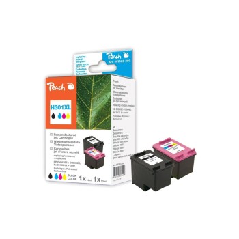 Peach Ink HP CH563EE+CH564EE Nr. 301XL, black + color, 1x14, 1x13 ml Peach Ink HP CH563EE+CH564EE Nr. 301XL, black + color, 1x14, 1x13 ml