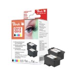 Peach Encre Combi Pack Canon PG-512-CL-513, pour IP 2702/2700, black + color