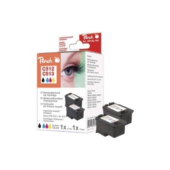 Peach Ink Combi Pack Canon PG-512-CL-513, for IP 2702/2700, black + color Peach Ink Combi Pack Canon PG-512-CL-513, for IP 2702/2700, black + color