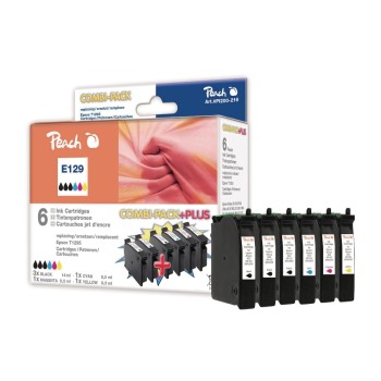 Peach Ink Epson T1295 Combi Pack+, 3x black je 1x cyan/magenta/yellow Peach Ink Epson T1295 Combi Pack+, 3x black je 1x cyan/magenta/yellow
