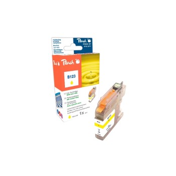 Peach Ink Brother LC-123y yellow, 8ml 600 pages Peach Ink Brother LC-123y yellow, 8ml 600 pages