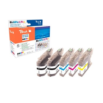 Peach Ink Brother LC-127XLCombi Pack +, 2x bk 20ml, je 1x c, m, y 14ml Peach Ink Brother LC-127XLCombi Pack +, 2x bk 20ml, je 1x c, m, y 14ml