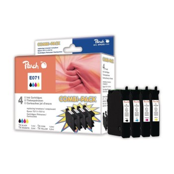 Peach Ink Epson T071 Combi Pack bk,c,m,y, je 1x bk,c,m,y Peach Ink Epson T071 Combi Pack bk,c,m,y, je 1x bk,c,m,y