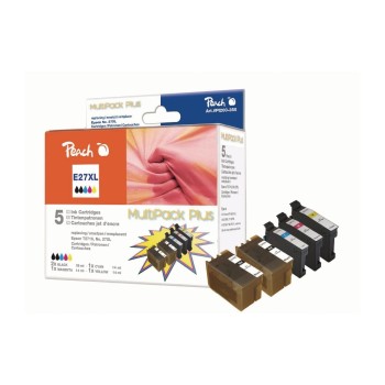 Peach Ink Epson Combi Pack Plus T27, 2x black 1xcyan/magenta/yellow Peach Ink Epson Combi Pack Plus T27, 2x black 1xcyan/magenta/yellow