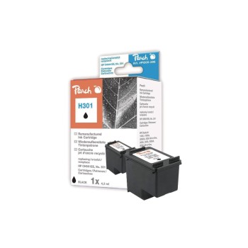 Peach Ink HP CH561EE Nr. 301 black, 4.3ml 145 pages Peach Ink HP CH561EE Nr. 301 black, 4.3ml 145 pages